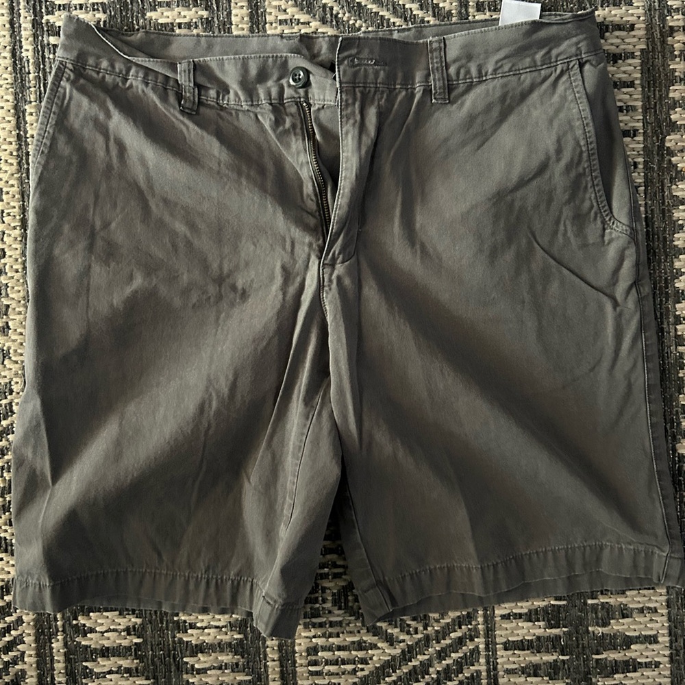 Patagonia Gray Flat Front Shorts Matte Finish